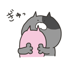 pretty fat cat sticker #4934666