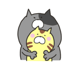 pretty fat cat sticker #4934667