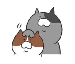 pretty fat cat sticker #4934668