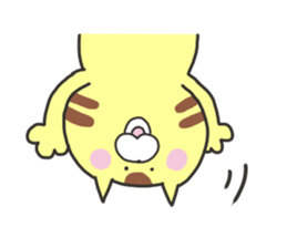 pretty fat cat sticker #4934677