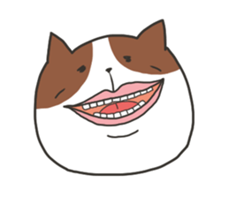 pretty fat cat sticker #4934683