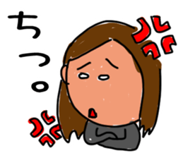 Invective version of ordinary woman sticker #4934950