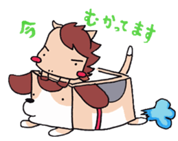 Little pig and little horse 4 sticker #4935023