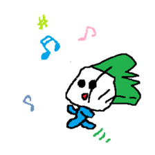 GREEN ONION MAN sticker #4935062