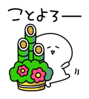 Yuru-Yuru Simple in Winter sticker #4935088