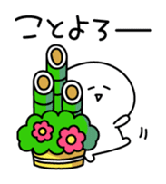 Yuru-Yuru Simple in Winter sticker #4935088