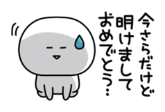 Yuru-Yuru Simple in Winter sticker #4935092