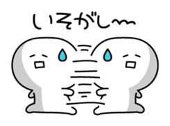 Yuru-Yuru Simple in Winter sticker #4935100