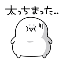 Yuru-Yuru Simple in Winter sticker #4935108