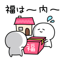 Yuru-Yuru Simple in Winter sticker #4935121