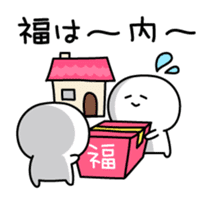 Yuru-Yuru Simple in Winter sticker #4935121