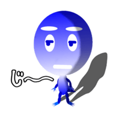 The child of frog type alien"Jack" sticker #4935145