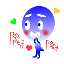 The child of frog type alien"Jack" sticker #4935162