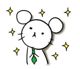 Work hard, mouse manager sticker #4935479