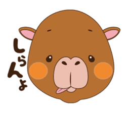 Rui of capybara sticker #4935741