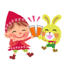 little chiple in spring sticker #4935819