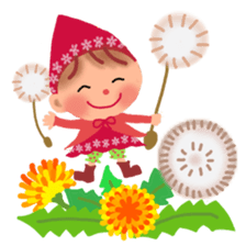 little chiple in spring sticker #4935824
