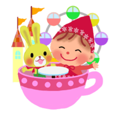 little chiple in spring sticker #4935834