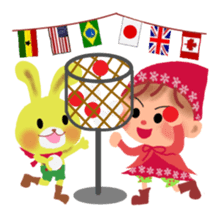 little chiple in spring sticker #4935840