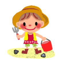 little chiple in spring sticker #4935843