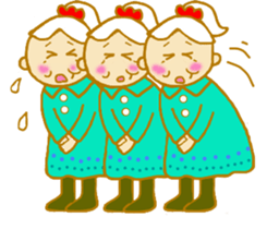 machiko grandma. sticker #4936008