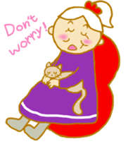 machiko grandma. sticker #4936019