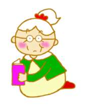 machiko grandma. sticker #4936020