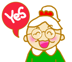 machiko grandma. sticker #4936021