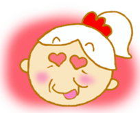 machiko grandma. sticker #4936022