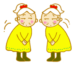 machiko grandma. sticker #4936036