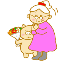 machiko grandma. sticker #4936043