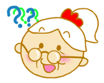 machiko grandma. sticker #4936045