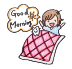 Molar and dental hygienist sticker #4936906