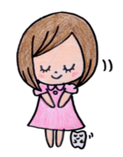 Molar and dental hygienist sticker #4936913