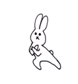 Expressionless rabbit's. sticker #4936967