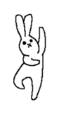 Expressionless rabbit's. sticker #4936988