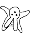 Expressionless rabbit's. sticker #4936995