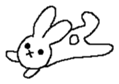 Expressionless rabbit's. sticker #4936999