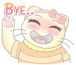 Mini cat sticker #4937011