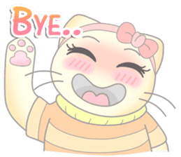 Mini cat sticker #4937011