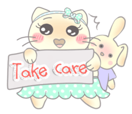 Mini cat sticker #4937019