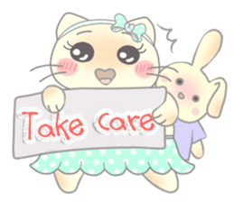 Mini cat sticker #4937019