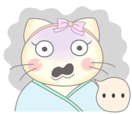 Mini cat sticker #4937029