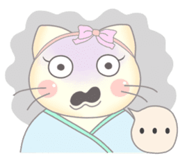 Mini cat sticker #4937029