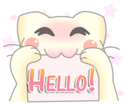 Mini cat sticker #4937036