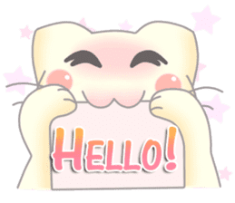 Mini cat sticker #4937036