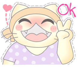 Mini cat sticker #4937037