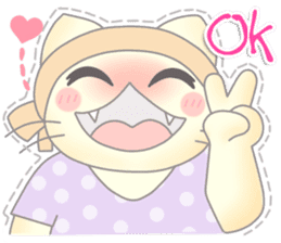 Mini cat sticker #4937037