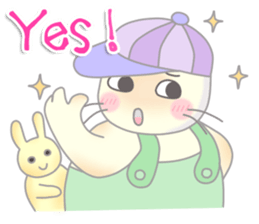 Mini cat sticker #4937043