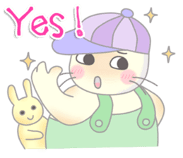Mini cat sticker #4937043